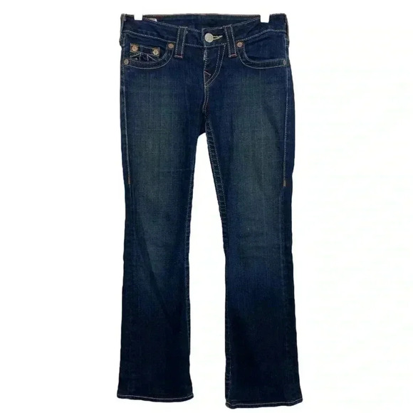 True Religion Vintage Low Rise Bootcut Flare Jeans - Picture 1 of 7